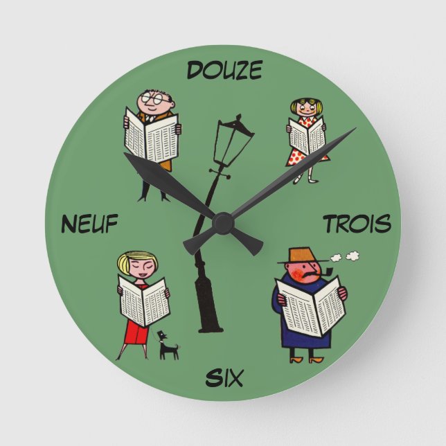 Posto de Leitura do Relógio Francês (Frente)