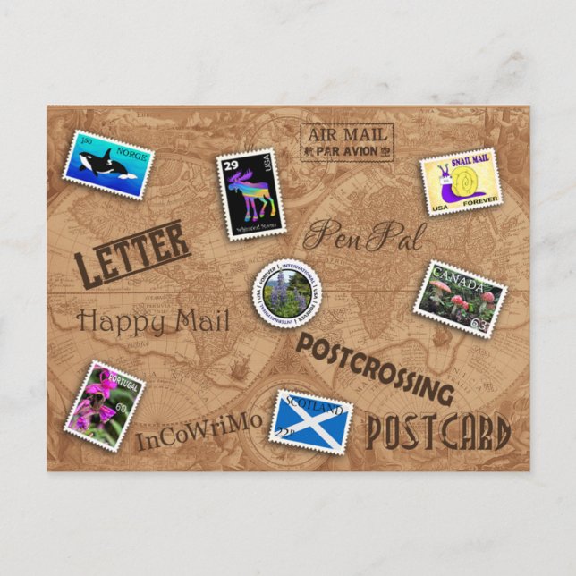 Posto de passagem - Cartão postal (Frente)