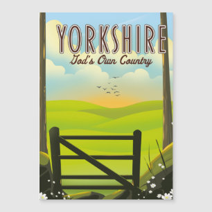 Posto de viagens vintage do Yorkshire "O próprio