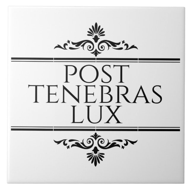 Posto Tenebras Lux (Frente)