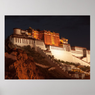 Potala, Tibete, Impressão, Papel Poster de Valor (