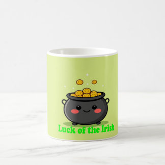 Pote da caneca Dourada irlandesa