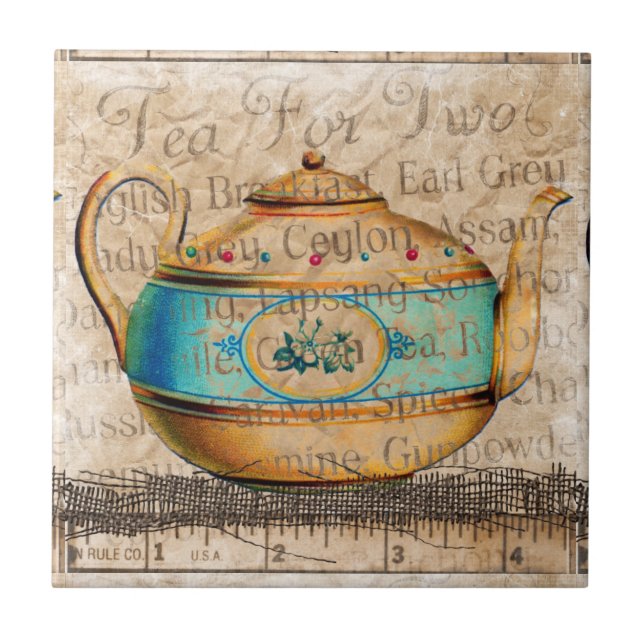 Pote de chá antigo (Frente)