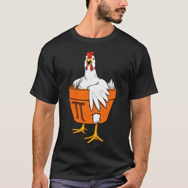 Pote De Frango Dia Pi Camisa Presente Homens Mulhe (Frente)