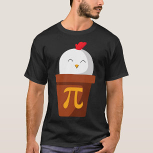Pote de frango Pie Pi Dia T Camisa Professores de