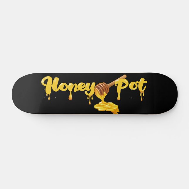 Pote de Skate de Parede de Mel (Horz)