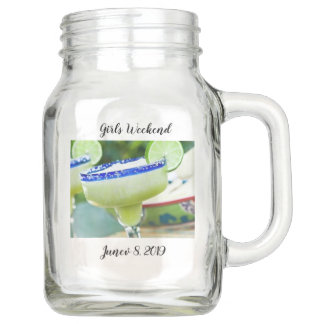 Pote De Vidro Mason Frasco de pedreiro de Margarita