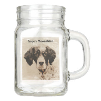 Pote De Vidro Mason O calibre Moonshine