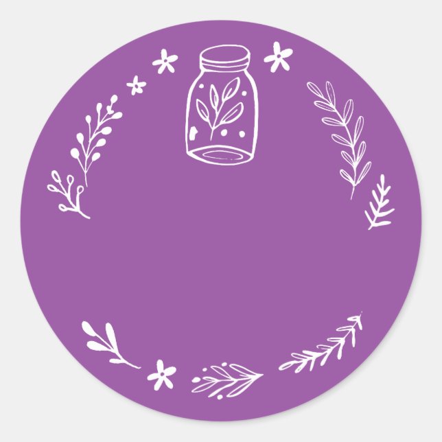 Pote / Etiqueta Adesiva em Branco Temperos (Frente)