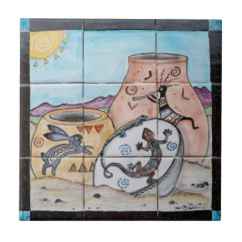 Potência Indiana Sudoeste Coelho Kokopelli Lizard