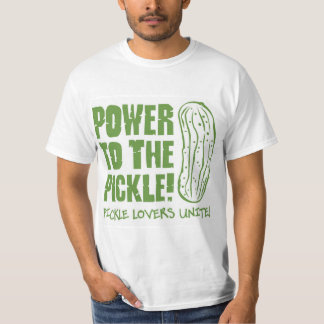 Potência para a camiseta de picles