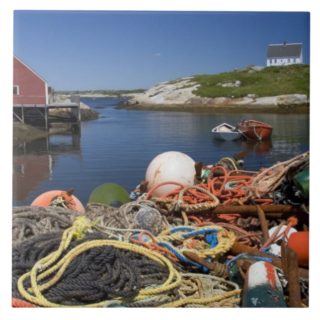 potes, boias e cordas da doca (Frente)