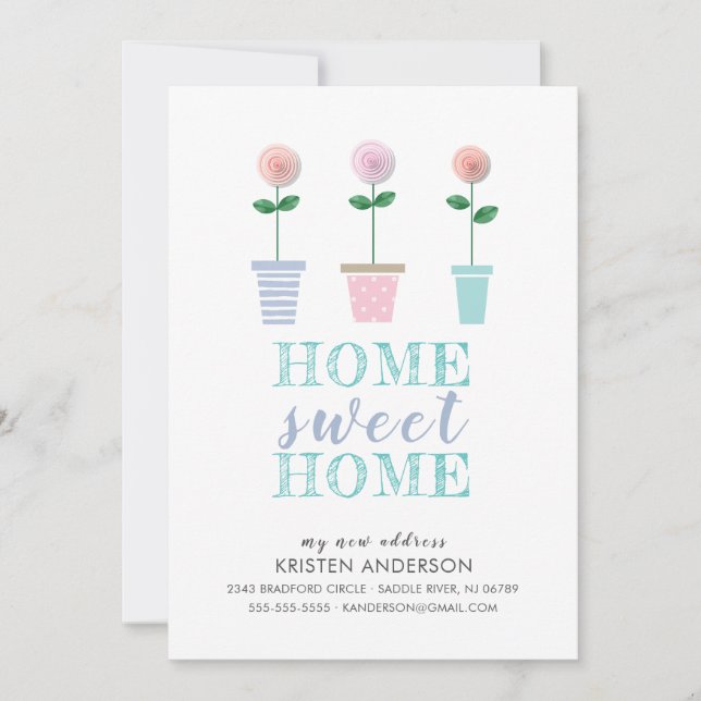 Potes de Flor de Cuta Novo Anúncio de Movimentação (Frente)