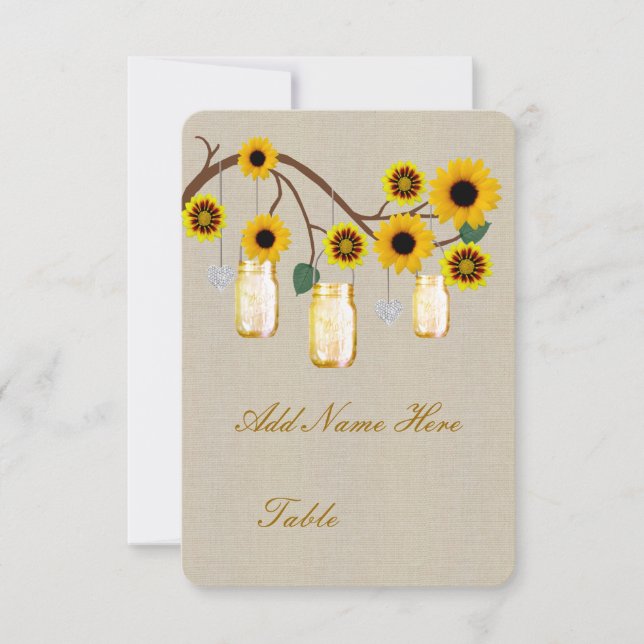 Potes de Pedra Amarela Rústica de juta cartão de l (Frente)