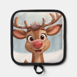 Potholder with Christmas design