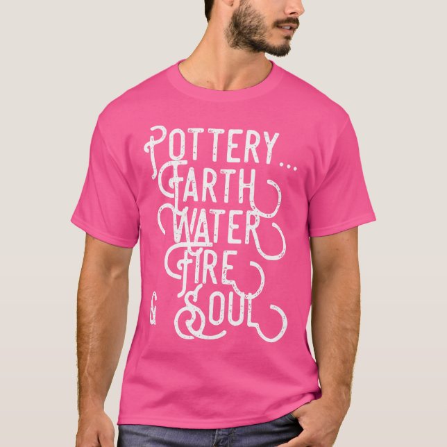 Pottery Artist Top Pottery Fire Soul Para Cerâmica (Frente)