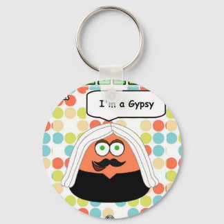 Pou Gypsy Basic Button Chaveiro