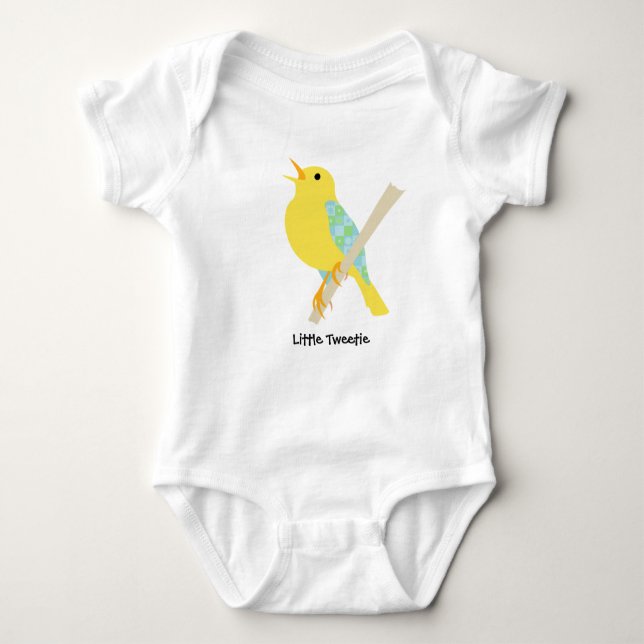 Pouca camisa do bebê de Tweetie (Frente)