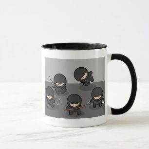 Pouca caneca de café de Ninja