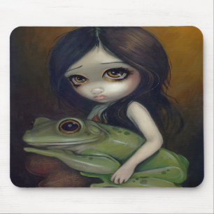 "Pouca menina" Mousepad do sapo