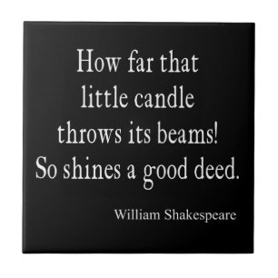 Pouca vela brilha boas citações de Shakespeare d