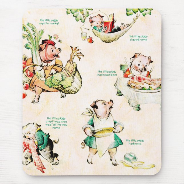 Pouco Piggies Mousepad (Frente)