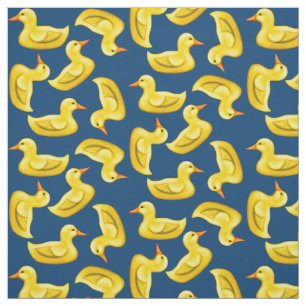 Pouco tecido de borracha amarelo do pato