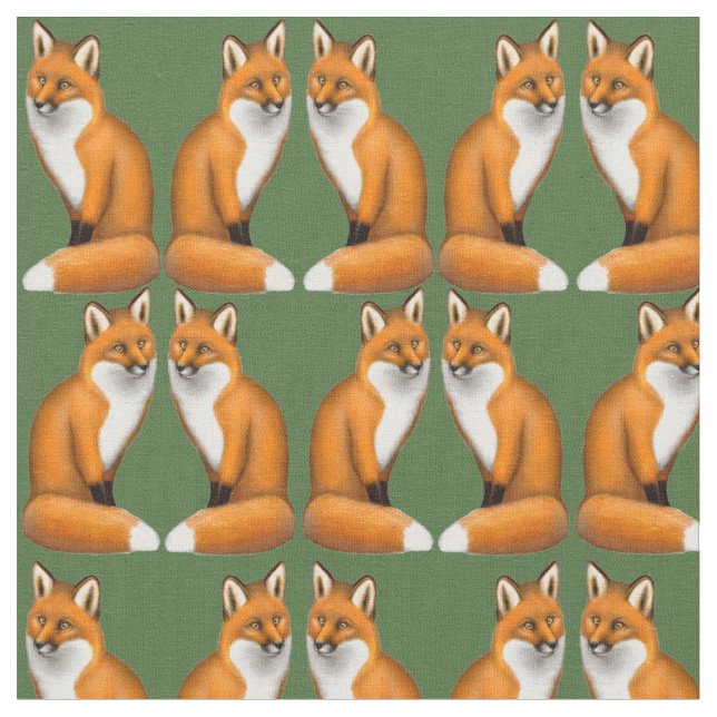 Pouco tecido selvagem do Fox vermelho (Detalhe)