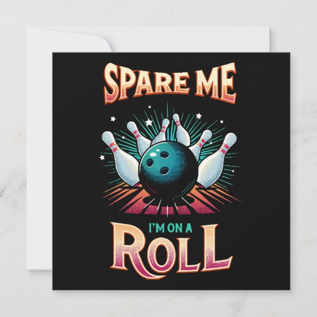 Poupe-me Estou em uma Sequência - Boliche (Frente)