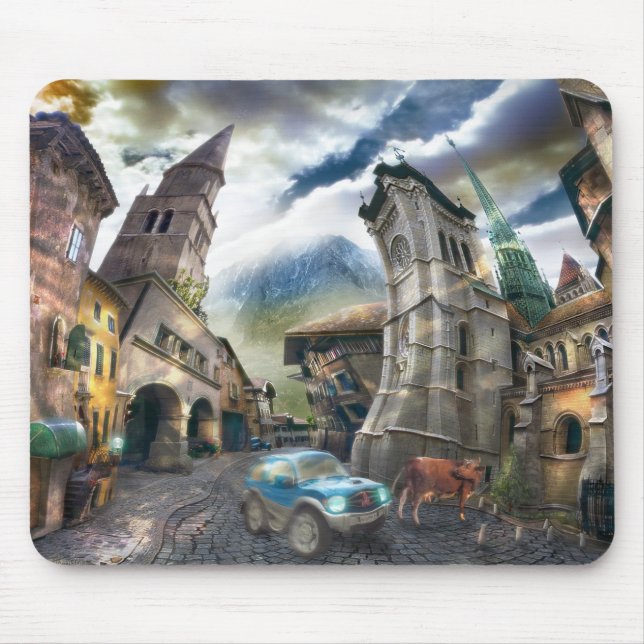 Povoado indígeno de Raro - Mousepad (Frente)