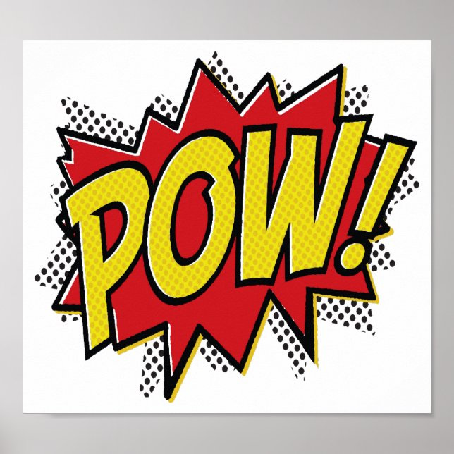 Pow Funny Poster (Frente)
