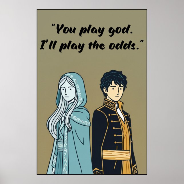 Powerless Book Quote Poster  (Frente)