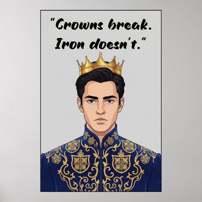 Powerless Book Quote Poster (Frente)