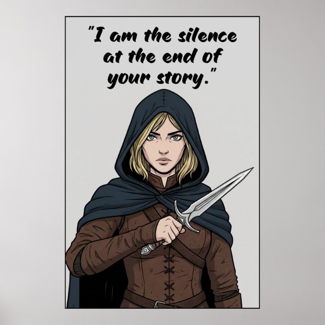 Powerless Book Quote Poster (Frente)