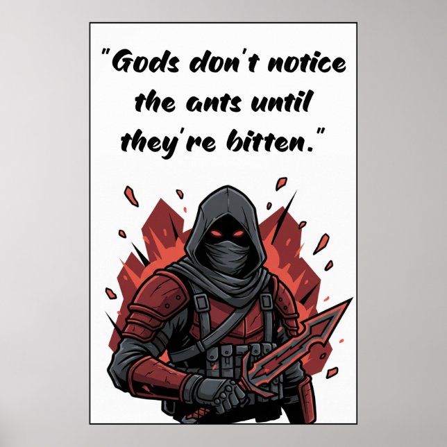 Powerless Book Quote Poster (Frente)