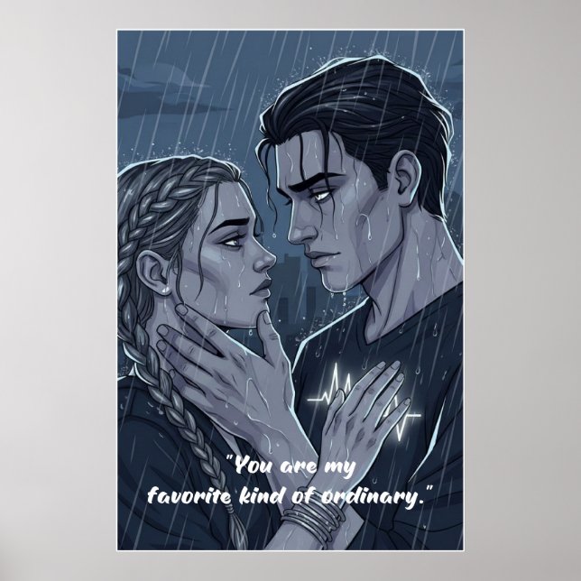 Powerless Book Quote Poster (Frente)