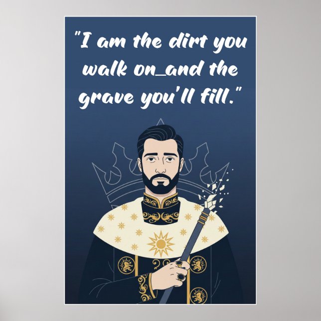 Powerless Book Quote Poster (Frente)