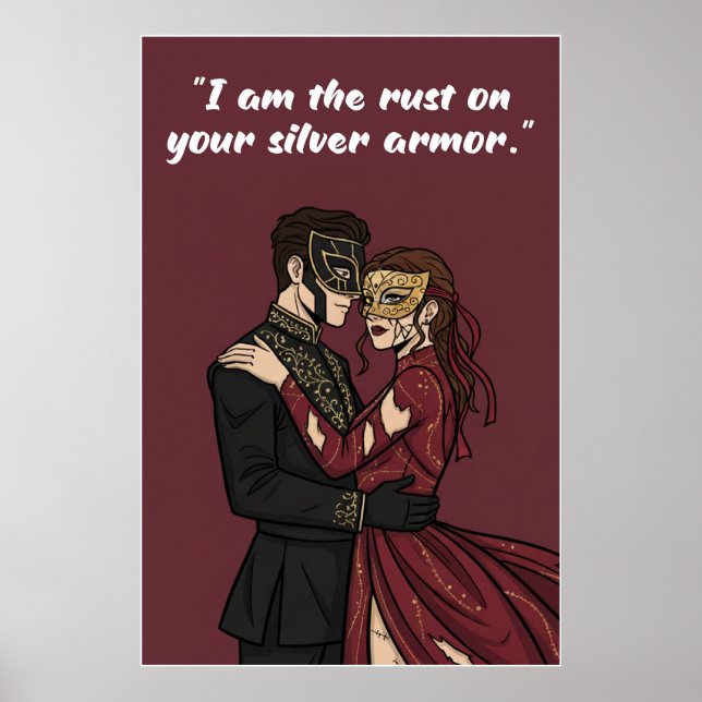 Powerless Book Quote Poster – I Am the Rust on You (Frente)