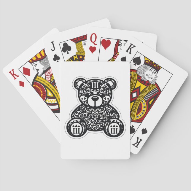PowerOf3 Royal III Teddy Cartas de Baralho (Verso)
