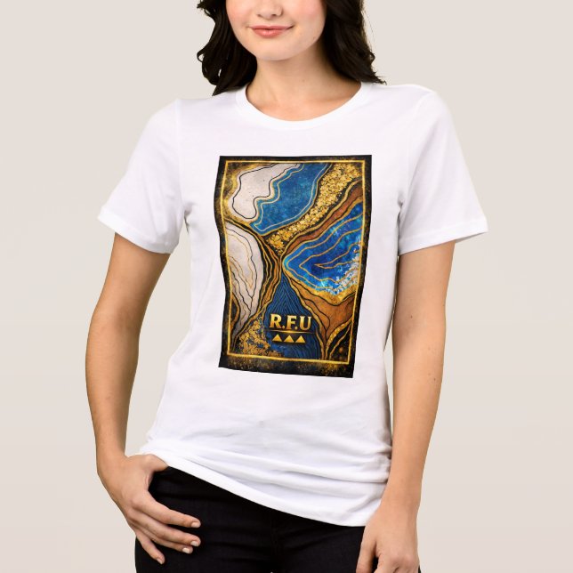 PowerOf3Brand Abstract Street Art T-Shirt (Frente)