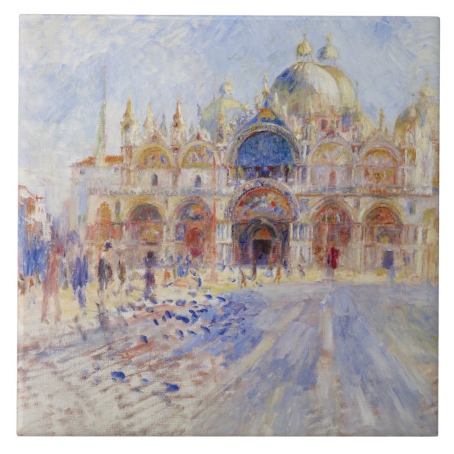 Praça da rua, Veneza (Piazza San Marco) (Frente)