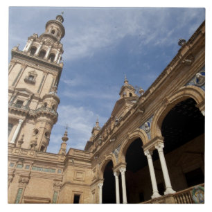 Praça de Espanha, Sevilha, Andaluzia, Espanha