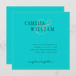 Praça Dourada Turquesa Clássica de Praia