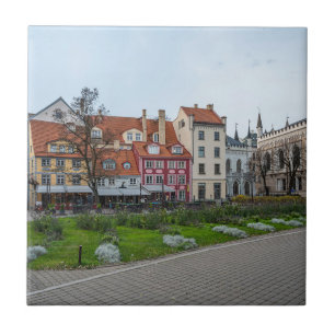 Praça Livu em Riga, Letónia