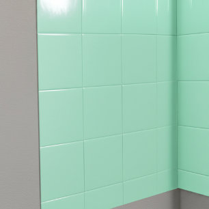 Praça Seafoam Green (Cozinha Retro e Banheiro)