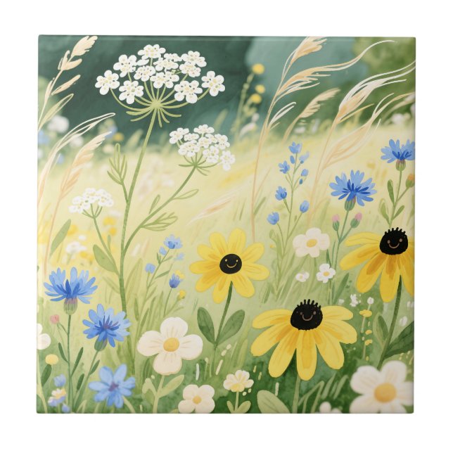 Prado Caprichoso de Flores Silvestres  (Frente)