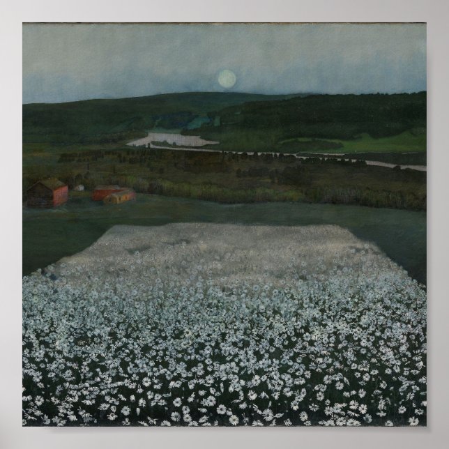 Prado de Flores no Norte - Impressão de Arte Fina (Frente)