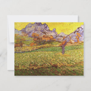 Prado nas Montanhas de Vincent van Gogh