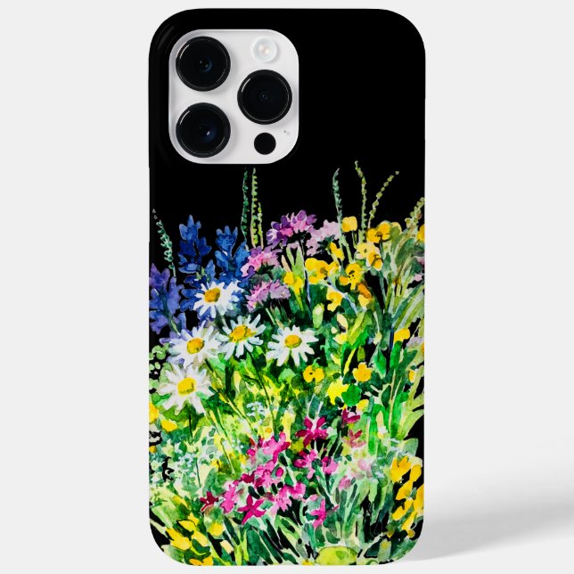 Prados de Verão, flores silvestres capas de iphone (Verso)