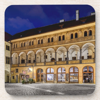 Prague Cidade Velha Ungelt Noite Porta-copos de Pl